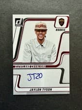 Jaylon Tyson 2024-25 Donruss Next Day Autographs card