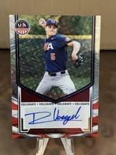 2025 Panini Stars & Stripes Collegiate National Team Signatures Dominic Voegele #NTS-DV card