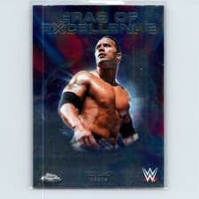 2026 Topps Chrome WWE Eras of Excellence The Rock #ERA-12 card