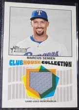 2026 Topps Heritage Clubhouse Collection Relics Marcus Semien #CCR-MS card