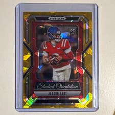 2025 Panini Prizm Draft Picks Student Orientation Jaxson Dart #9 card