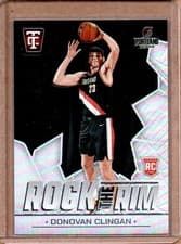 2024-25 Panini Totally Certified Rock the Rim Donovan Clingan #11 card