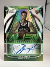 2025-26 Topps Cosmic Chrome Alien Autographs Egor Dëmin #AA-ED card