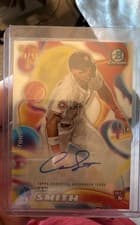 2025 Bowman Chrome Melt Mashers Autographs Cam Smith #MMA-CS card