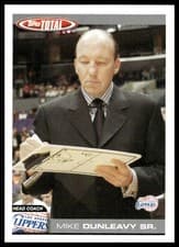 Mike Dunleavy Sr. 2004-05 Topps Total Base Set card