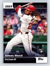 2025 Topps 2024 Greatest Hits James Wood #GH-13 card