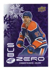 2024-25 Upper Deck Ice Sub Zero Stars Connor McDavid #14 card