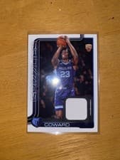 2025-26 Topps Flagship Real One Relics Cedric Coward #FRO-CO card