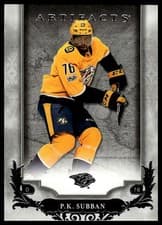 P.K. Subban 2018 Upper Deck Artifacts card
