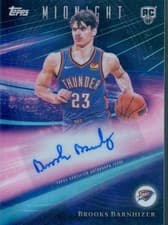 2025-26 Topps Midnight Rookie Horizon Signatures Brooks Barnhizer #RHS-BB card