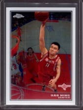 Yao Ming 2009 Topps Chrome card