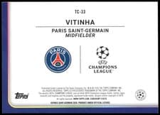 2025-26 Topps UEFA Club Competitions Trophy Chasers Vitinha #TC-33 card