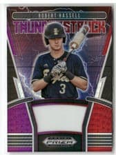 Robert Hassell 2020 Panini Prizm Draft Picks Thunderstruck card