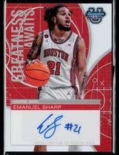 2024-25 Bowman's Best University Greatness Awaits Autographs Emanuel Sharp #GAA-ES card