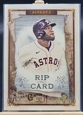 2025 Topps Allen & Ginter Rip Cards Yordan Alvarez #RIP-100 card