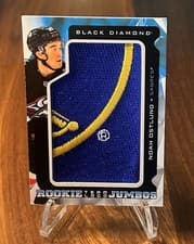 2025-26 Upper Deck Black Diamond Rookie Team Logo Jumbo Puzzle Patch Noah Ostlund #RTL-NO card