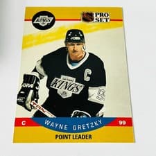Wayne Gretzky 1990 Pro Set card