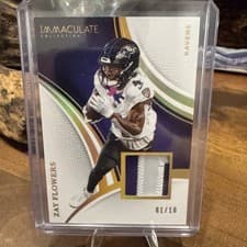 Zay Flowers 2025 Panini Immaculate Base Set card