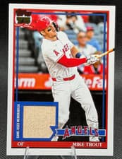 2026 Topps 1991 Topps Relics Mike Trout #91R-MT card