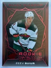 2025-26 Upper Deck Black Diamond Rookie Gems Zeev Buium #RG-ZB card