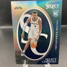 Victor Wembanyama 2023 Panini Select Certified card