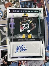 2025 Panini Impeccable Rookie Autographs Savion Williams #22 card