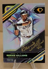 2025 Topps Diamond Icons Black PolychromatINK Autographs Bernie Williams #BPA-BW card