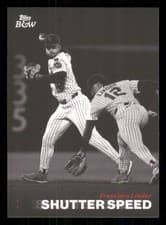 2025 Topps Black & White Shutter Speed Francisco Lindor #SS20 card