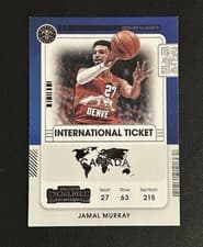 Jamal Murray 2021 Panini Contenders International Ticket card