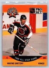 Wayne Gretzky 1990 Pro Set card