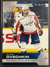 Alex Ovechkin 2019 Topps Now NHL Stickers card