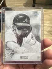 2025 Topps Update Keegan Hall Art Cards Ronald Acuña Jr. #KHAC-30 card