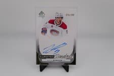 2024-25 SP Authentic Curated Signatures Alex Newhook #SPC-NK card