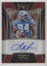 Herman Moore 2021 Panini Select Signatures Select card