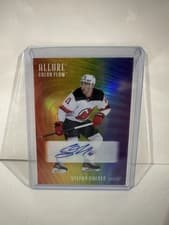 2025-26 Upper Deck Allure Color Flow Full Rainbow Auto Stefan Noesen #RA-SN card