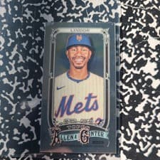 2025 Topps Allen & Ginter Mini Chrome Francisco Lindor #110 card