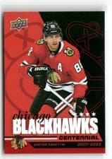 2025-26 Upper Deck Chicago Blackhawks Centennial Box Patrick Kane #40 card