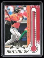 2025 Panini Crusade Heating Up Heston Kjerstad #17 card