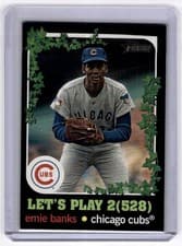 Ernie Banks 2020 Topps Heritage Let's Play 2 card