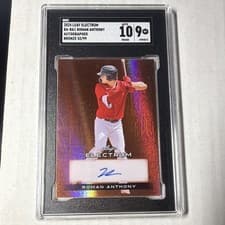 Roman Anthony 2024 Leaf Electrum Baseball Base Autograph card