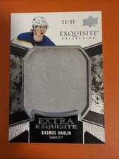 2024-25 Upper Deck Black Diamond Exquisite Collection Extra Exquisite Jersey Rasmus Dahlin #ECE-RD card