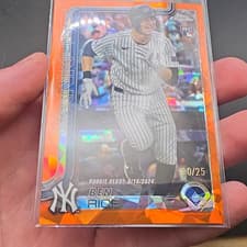 2025 Topps Chrome Update Sapphire Base Set Ben Rice #USC138 card