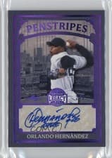 2025 Leaf Bronx Legacy Penstripes Orlando Hernández #P-OH1 card