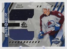 2021 SP Game Used NHL Western Conference Banner Year Jersey Relics Cale Makar #BYA-MA