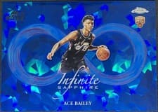 2025-26 Topps Chrome Sapphire Infinite Sapphire Ace Bailey #IS-15 card