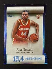 2025-26 Topps Holiday Making The Nice List Asa Newell #ML-23 card