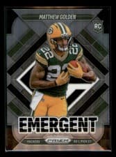 2025 Panini Prizm Emergent Matthew Golden #15 card