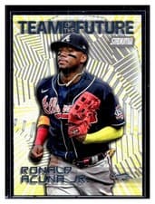 Ronald Acuna Jr. 2022 Stadium Club Team of the Future card