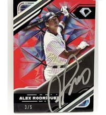 2025 Topps Diamond Icons Black PolychromatINK Autographs Alex Rodriguez #BPA-AROD card