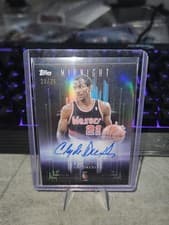 2025-26 Topps Midnight Dark Marks Signatures Clyde Drexler #DM-CD card